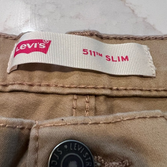 Levi’s 511 slim khaki jeans, boys size 16 regular, 28W, 28L - Picture 9 of 9